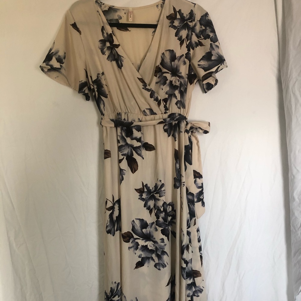 Vici floral high-low dress